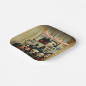 大人コンテンポラリーハローウィンパーティ ペーパープレート (傾斜あり)