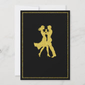 大人ゴールデンダンスカップル共同誕生日パーティー 招待状 (裏面)