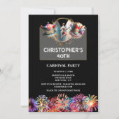 大人サーカスカーニバル不機嫌ハッター花火パーティー 招待状 (正面)