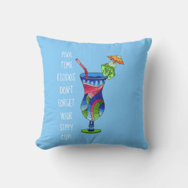 大人シッピーカップ（青）、かわいいプール アウトドアクッション