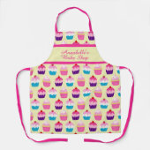大人スイートカップケーキトリートエプロンパーソナライズされた10 エプロン (正面)