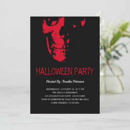 大人スカルハロウィンエリー衣装パーティー不気味I 招待状