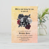 大人ハロウィンの誕生日パーティーに是非ご参加ください  招待状 (スタンド正面)