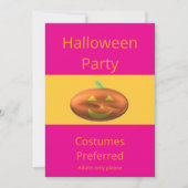 大人ハロウィンコスチュームパーティー 招待状 (正面)