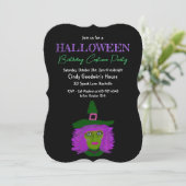 大人ハロウィン誕生日パーティー 招待状 (スタンド正面)