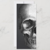 大人ハロウィーンの衣装パーティースカル 招待状 (裏面)