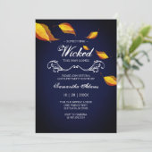 大人ハロウィーン招待状衣装パーティー 招待状 (スタンド正面)