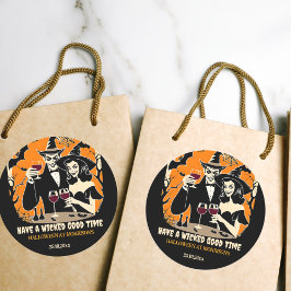 大人ハロウィーン邪悪なグッドタイムパーティー食器 ラウンドシール