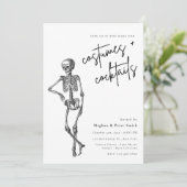 大人ハローウィンパーティスケートンコスチューム&カクテル 招待状 (スタンド正面)