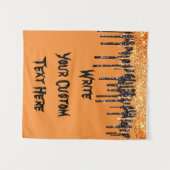 大人ハローウィンパーティフォトブース背景プロップ タペストリー (正面(横))