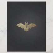 大人ハローウィンパーティヴァンパイアこうもり招待状 チラシ (裏面)