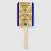 大人パーソナライズされた向けバースデーパーティープログラム, ハンドファン (裏面)