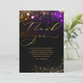 大人パーソナライズされた誕生日サンキューカード サンキューカード (スタンド正面)