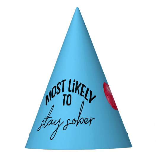 大人パーティー帽子、しらふさ パーティーハット (正面)