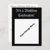 大人フォーマル二日招待状 招待状 (正面/裏面)