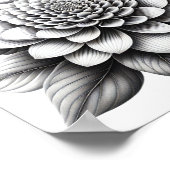 大人フローラ蝶3Dカラーリングポスター ポスター (角)