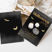 大人モダンハローウィンパーティ 招待状