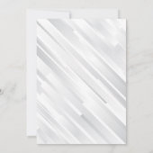 大人モダン75位誕生日招待状 招待状 (裏面)