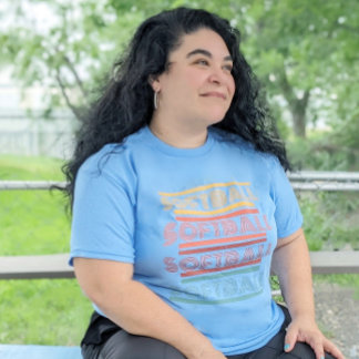 大人ユニセックスレトロソフトボールTシャツ Tシャツ