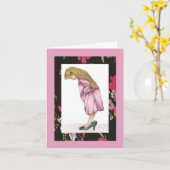 大人ユーモアのある誕生日カード用タイヤ カード (黄色い花)