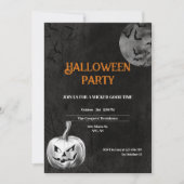 大人不気味ハローウィンパーティ 招待状 (正面)