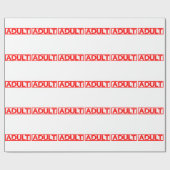 大人切手 ラッピングペーパー (フラット)