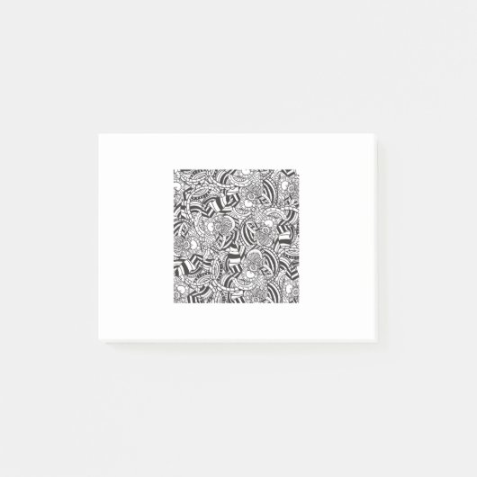 大人向けの彩色本 ポストイット (正面)