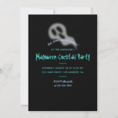 大人向けの飲み会ゴーストハロウィンパーティー招待状 招待状 (裏面)