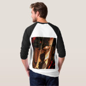 大人向けアニメスタイルTシャツ Tシャツ (裏面フル)