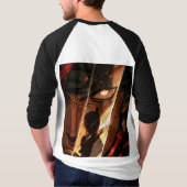 大人向けアニメスタイルTシャツ Tシャツ (裏面)