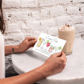 大人向けカラフルカクテルパーティー ポストカード