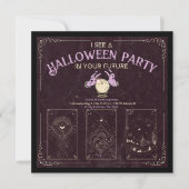 大人向けタロットハロウィンパーティー 招待状 (正面)
