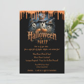 大人向けハロウィンコスチュームパーティー 招待状 (スタンド正面)