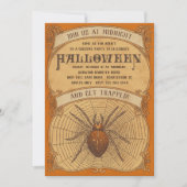 大人向けハロウィンパーティーのお誘い 招待状 (正面)