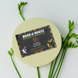 大人向けハロウィンパーティーの楽しい招待状 招待状