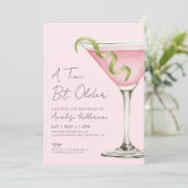 大人向けバースデーパーティーの招待状: Tini Bit Older 招待状 (スタンド正面)