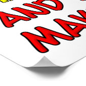 大人向けポストップポラの作成 ポスター (角)