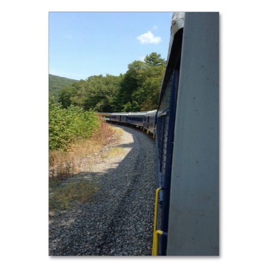 大人向け読旅客列車のフラッシュカード テーブルナンバー (正面)