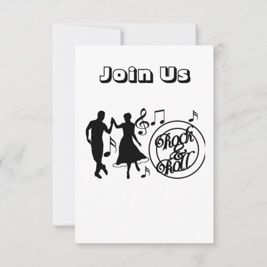 "大人向け"パーティーの招待状　あらゆる楽しい行事に 招待状 (正面)