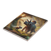 大人威厳のあるの三毛虫 タイル (側面)