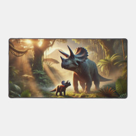 大人威厳のあるの三毛虫 デスクマット