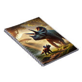 大人威厳のあるの三毛虫 ノートブック (右側)