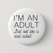 大人実在人 缶バッジ (正面)