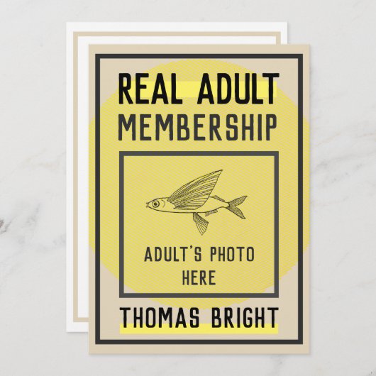 大人実在生誕生日報カーモダンドデザイン 招待状 (正面/裏面)