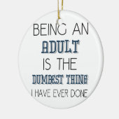 大人最も物の言えない事-引用文ですであることは セラミックオーナメント (左)