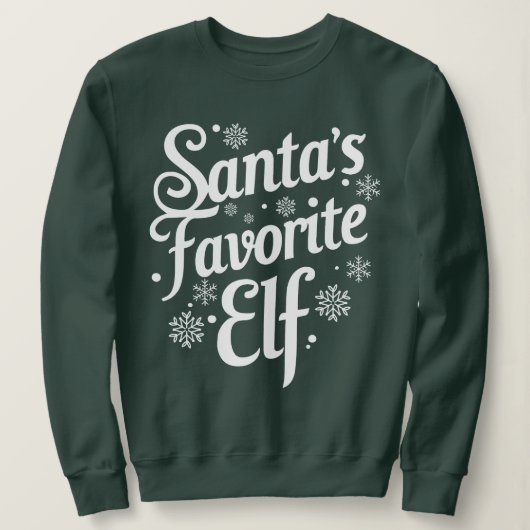 大人用クリスマスTシャツ面白いデザイン スウェットシャツ (デザイン正面)