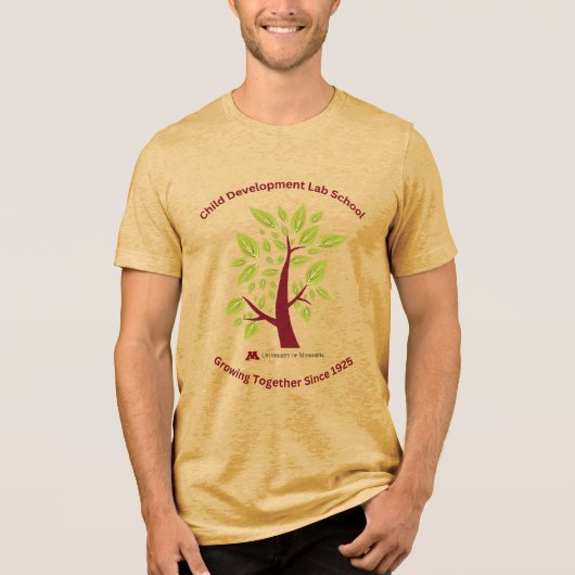 大人用CDLS一緒に成長するTシャツ トライブレンドTシャツ (正面)