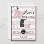 大人第30回シャンパン·バースデー·パーティー 招待状 (正面)