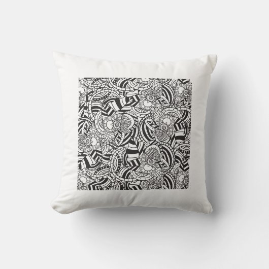 大人色絵本 クッション (正面)