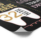 大人誕生日スマッシュケーキ看板ポスターバナー ポスター (角)